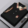 Premium Collar Polo Black T-Shirt